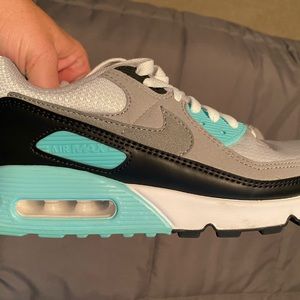 Womens Nike Air Max 90- Teal